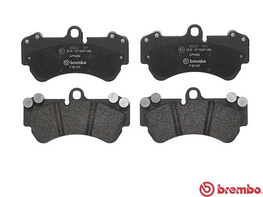 A.B.S. P 85 069 BREMBO Bremsbelagsatz, Scheibenbremse